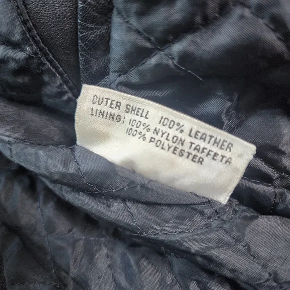 Vintage Verducci Black Leather Fringe Jacket - Picture 9 of 12